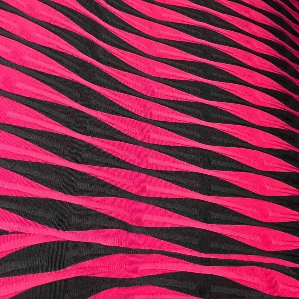 DONNA MORGAN comfy stretchy geometric dress 💗🖤size 10